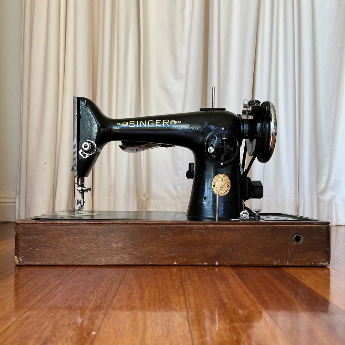 Grandmother's Singer sewing machine