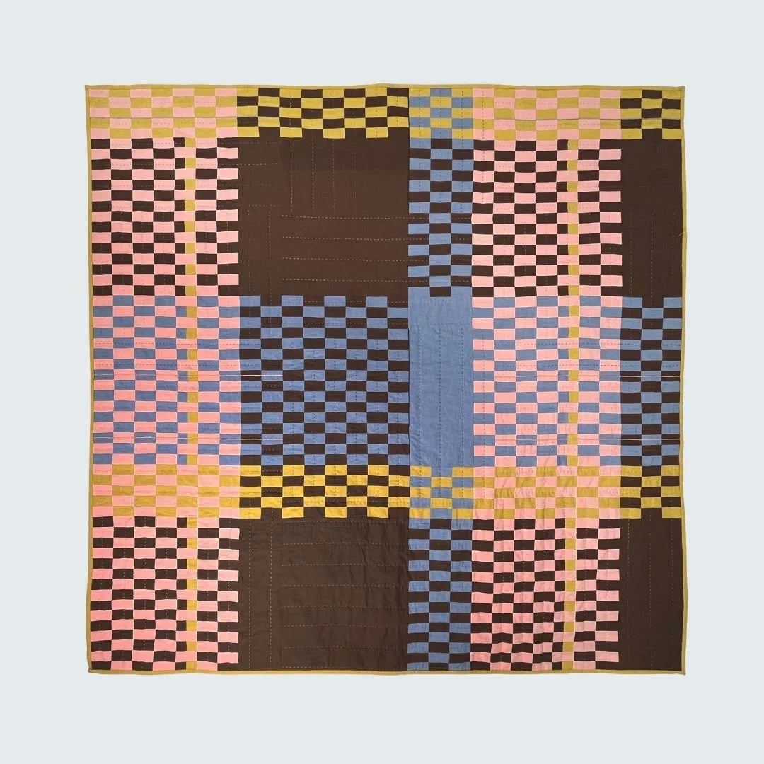 Weavery quilt pattern