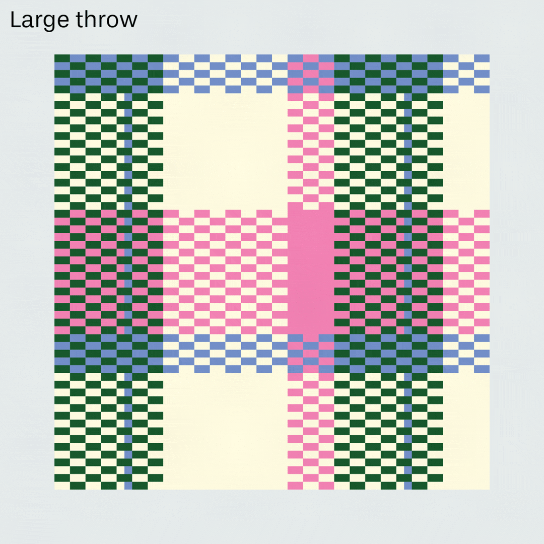 Weavery quilt pattern