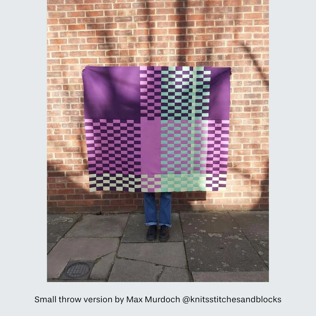 Weavery quilt pattern