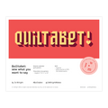 Quiltabet! Complete alphabet quilt pattern (PDF)