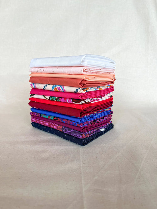 Hothouse Flowers - 15-piece fabric bundle