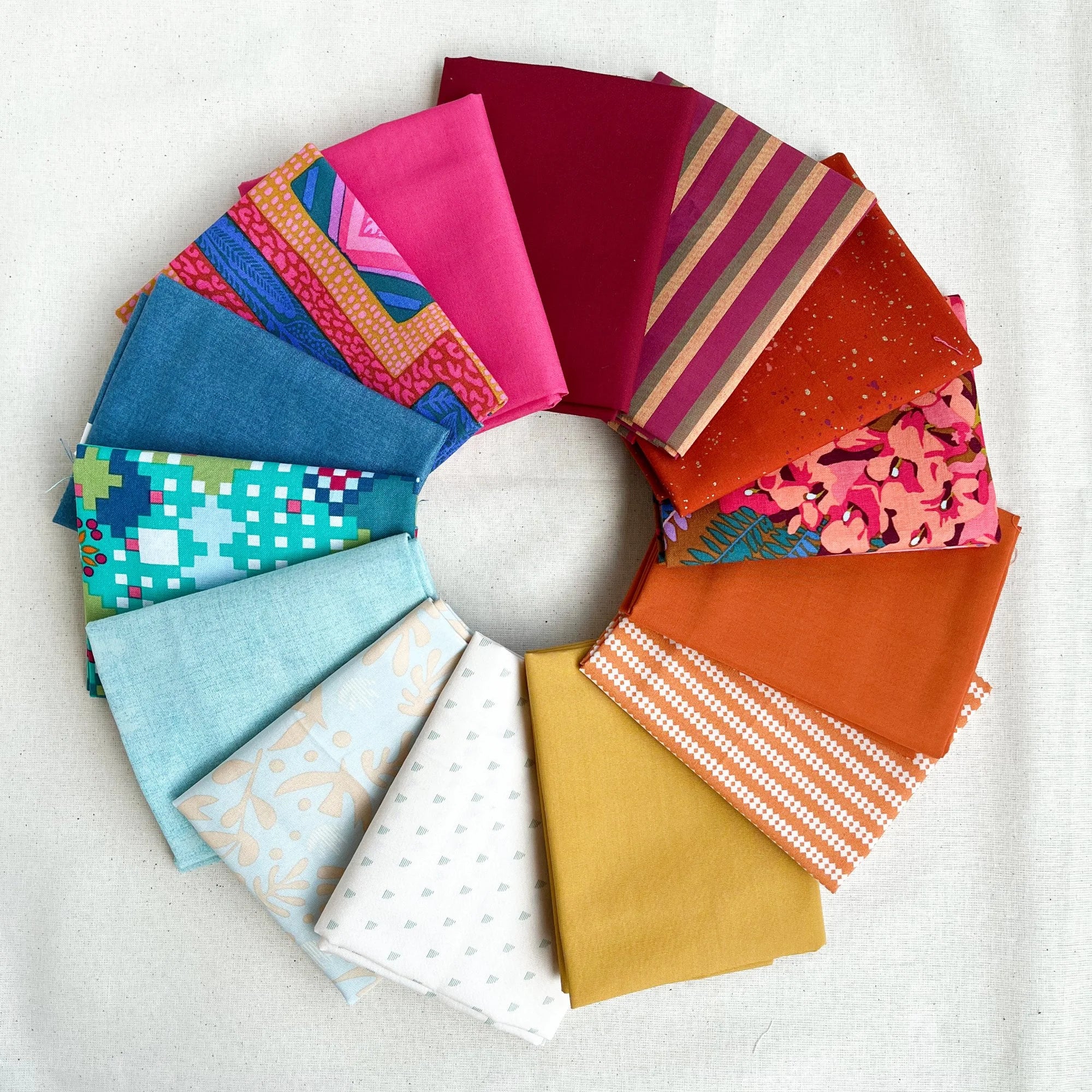 Spiced Blossom - 14-piece fabric bundle